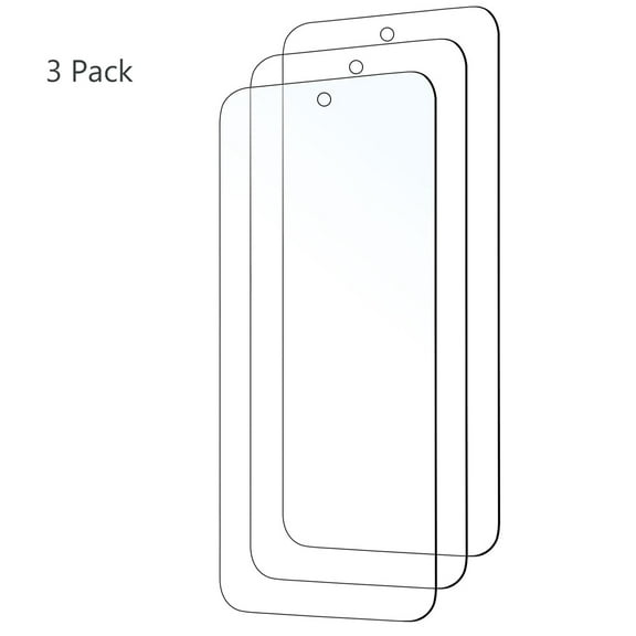 Allytech 3 Pack Screen Protector for Samsung Galaxy 53 5G 6.5-Inch 9H Tempered Glass Film Anti-Scratch HD Clear Case Friendly - Clear