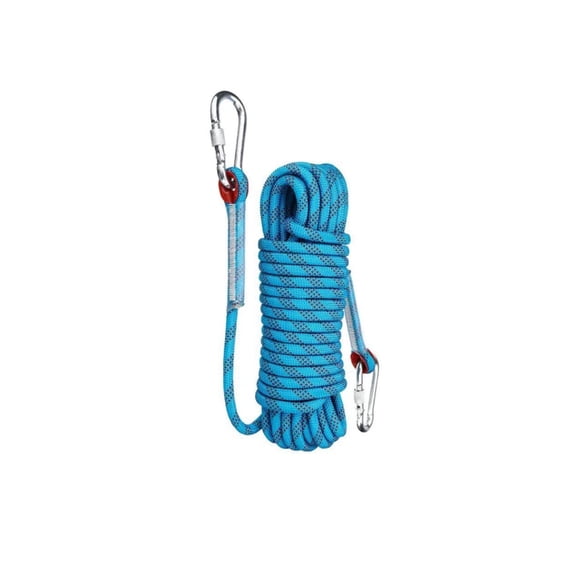 YIEMEEN Any Weather 10m Climbing Rope Polyester with Enhances Grip for Vertical Activity
