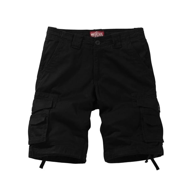 Cargo Short Match Twill Comfort para hombre, color negro, talla 3XL/38