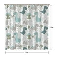thumbnail image 3 of Dinosaur World Shower Curtain Vibrant Colorful Dino Pattern Waterproof Bathroom Curtain 72x72 Inches Machine Washable Quick Dry, 3 of 3