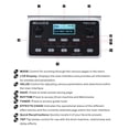 thumbnail image 4 of MOOER PE100 Portable Multi-effects Processor Guitar Effect Pedal 39 Effects 40 Drum Patterns 10 Metronomes Tap Tempo, 4 of 7