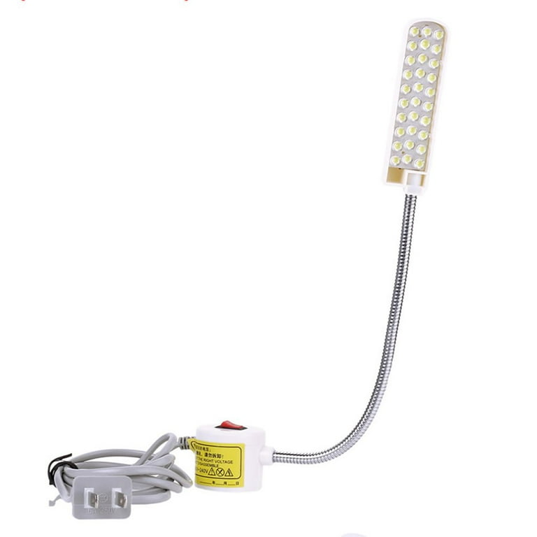 Preup Sewing Machine Lights 30 LED Super Bright Working Light Lamp Flexible  Goose Neck Work Lamps With Magnetic Base 