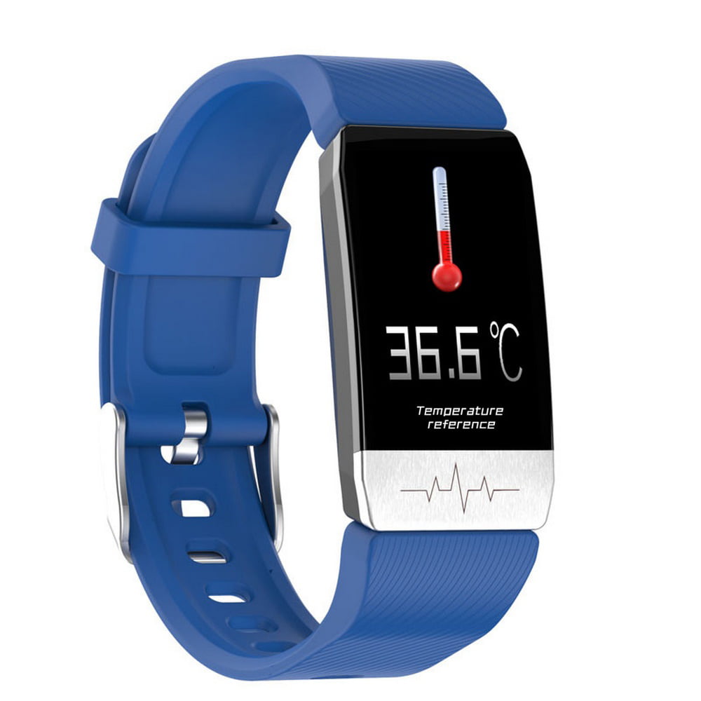 T1 Smart Watch Band Body Temperature Thermometer ECG Rate Pressure Monitor Smart Bracelet - Walmart.com