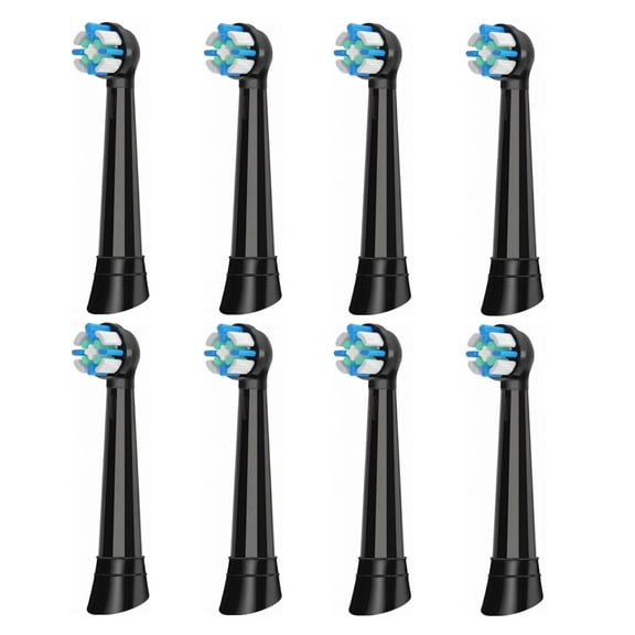 Brush Heads Toothbrush Compatible with Oral-B iO 3/4/5/6/7/8/9/10 Series Ultimate Clean Electric Toothbrush Replacement Brush Heads,for Oral-B iO Electric Toothbrush,Black 8PC