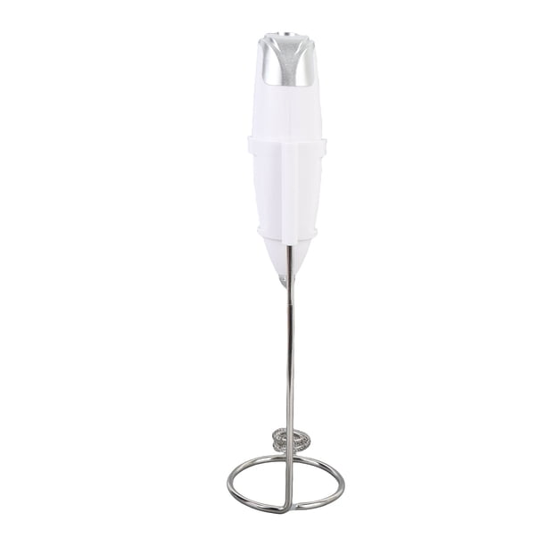 Varita Espumadora De Leche, Espuma Eléctrica De Acero Inoxidable Con Batería Portátil, Con Soporte, Para Café Con Leche Con Leche, Restaurante Familiar