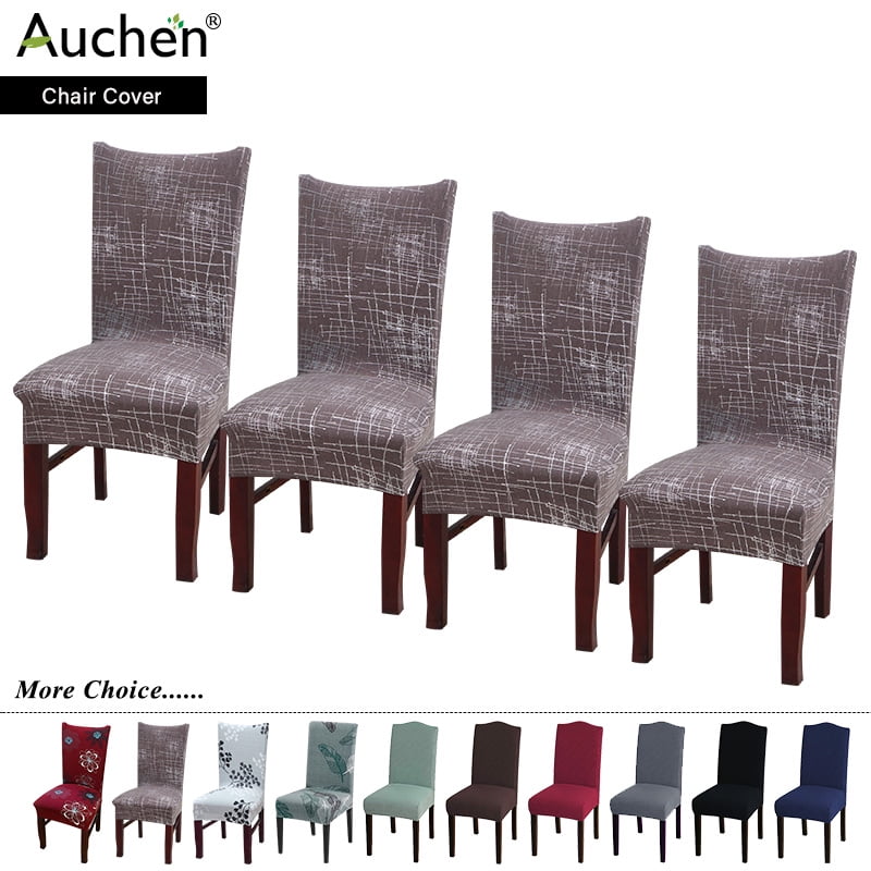 Details about   1/4/6Pc Dining Chair Cover Spandex Stretch Seat Slipcover for Home Hotel Wedding 