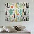 thumbnail image 4 of ONETECH  Tapestry Hawaiian Pattern Cactus Abstract Drawing Fashion Elements Indian Jungle Nature Print Summer Garden Beach Tapestry Funny Tapestry for Living Room Bedroom, 4 of 7