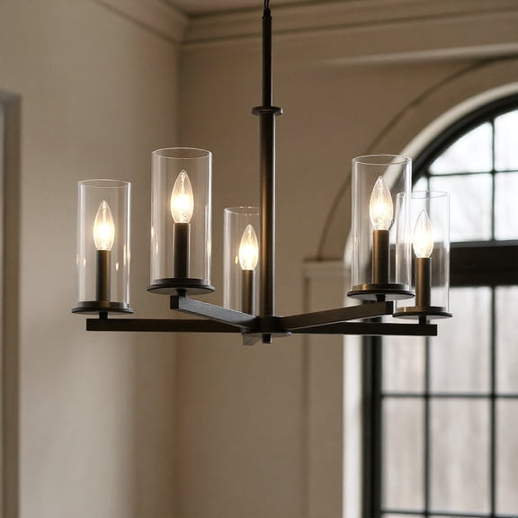 Luxury Transitional Chandelier, Olde Bronze, UKC20034