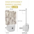 thumbnail image 3 of Night Lights Auto Sensor Abstract Art Oil Painting Plug-in LED Nightlights Lamp Dusk to Dawn for Living Room, Bedroom, Bathroom, Hallway, Stairways Home Wall Decor, Beige Night Light, 3 of 9