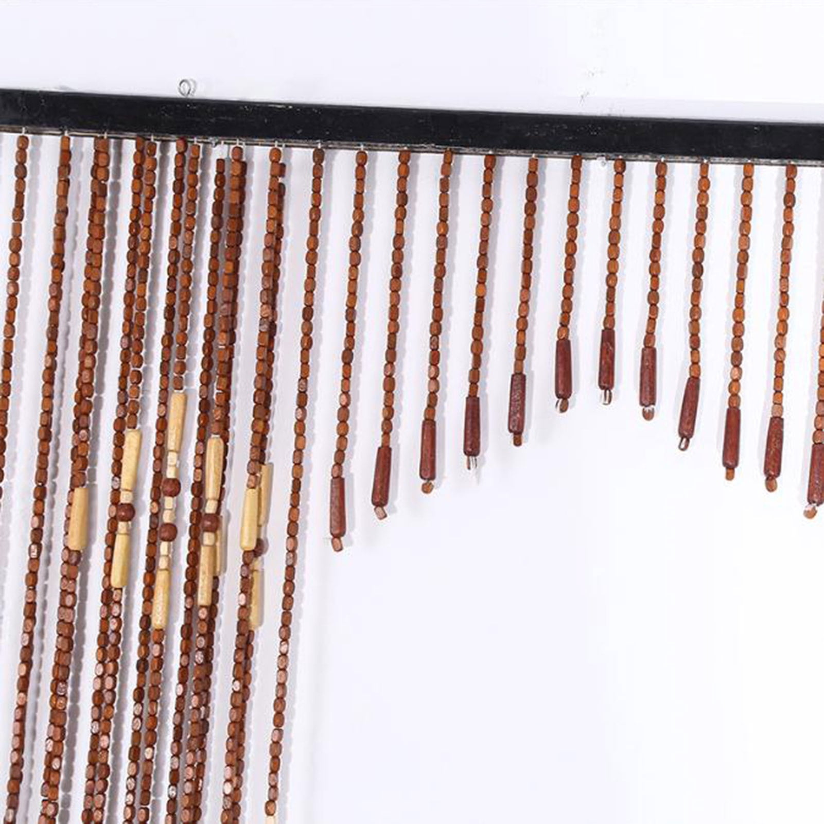 Bamboo Beaded Curtain for Door Doorway,Window Hanging Room Divider,Boho Rustic Home Decor,Hanging Wood Beaded Curtain for Doorways for Home Decor