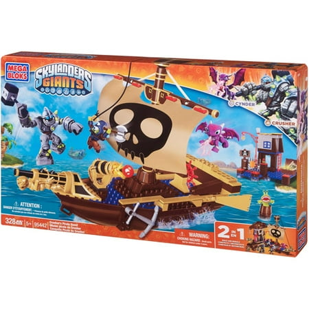 Mega Bloks Skylanders Giants Crusher's Pirate Quest Play Set