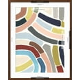thumbnail image 5 of Art.com Mosaic Curve I Art Print by June Vess, Brown Frame Wall Art, 23" x 29", 5 of 5