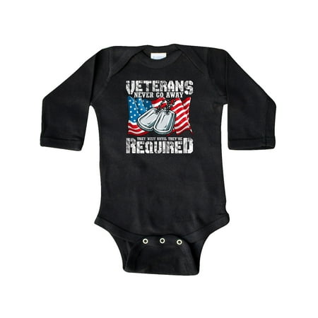 

Inktastic Veterans Day Military Veteran Gift Baby Boy Long Sleeve Bodysuit