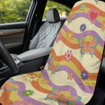 thumbnail image 4 of XYZCANDO Sport Towel Seat Cushion Sweatproof Car Towel Cushion Cover for Beach Travel, Seats Protector Stain Resistant, Butterfly and Floral Pattern, 4 of 11