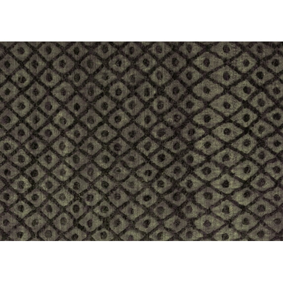 Ahgly Company Indoor Rectangle Abstract Brown Modern Area Rugs, 3' x 5'