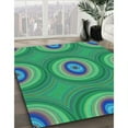 thumbnail image 3 of Ahgly Company Machine Washable Indoor Rectangle Transitional Spring Green Area Rugs, 2' x 5', 3 of 7
