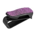 thumbnail image 4 of Unique Bargains 2pcs Visor Glasses Clip Hanger for Car Sun Eyeglasses Mount Ticket Card Clip with Rhinestone Pink, 4 of 7