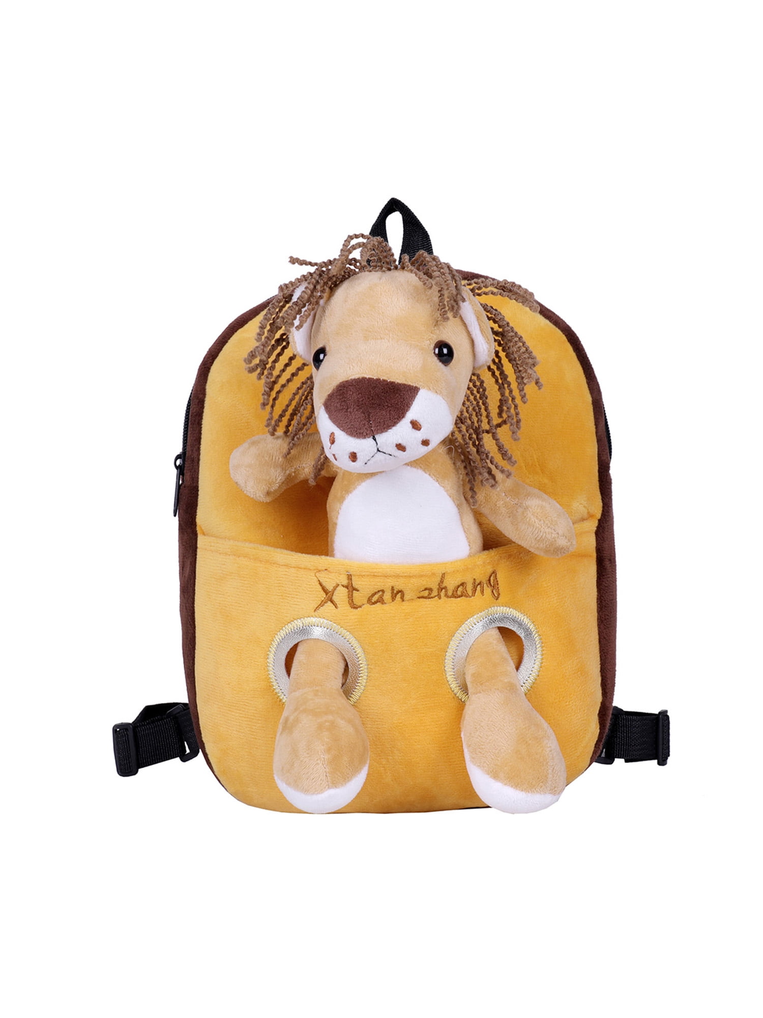 Kids Backpack Plush Toddler Backpack with Stuffed Animal Toy Preschool