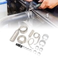thumbnail image 3 of Stainless Steel Hose Cover Kit, Heat Resistant Universal Radiator Hose Sleeving Set, Universal Hose Dress Up Kit for Vehicle, 3 of 7