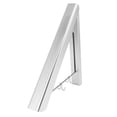 thumbnail image 5 of Perchero retráctil para colgar ropa, estantes de secado de ropa plegables de aluminio montados en la pared para lavandería, color plateado, 5 of 5