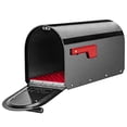 thumbnail image 2 of Architectural Mailboxes 5560P-R-10 Sequoia Heavy Duty Post Mount Mailbox, Pewter, 2 of 5