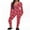 Red, variant on Women's Sexy One Piece Onesies Print Sleepwear Holiday Ugly Christmas Pajamas Jumpsuit Rompers Clubwear Nightwear for Women