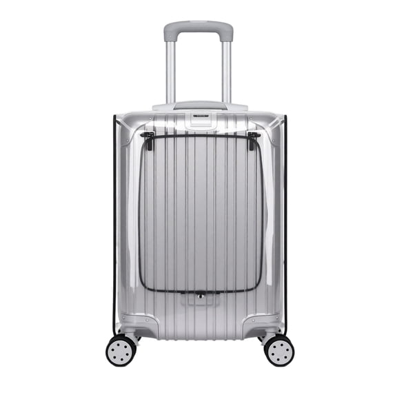 Clear Suitcase Protector with Heavy Duty Pvc Construction, 20 Inch, Transparent, for Carry on Luggage Travel Bag Cover
