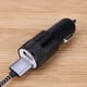 thumbnail image 5 of Cargador de adaptador de encendedor de cigarrillos de coche USB 2.1A dual de metal (negro), 5 of 9