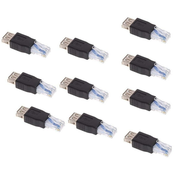 Adaptador de Enchufe de Red LAN Universal CUTICAT Adaptador de enchufe Ethernet USB