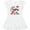 AA-White, variant on Inktastic Mimi Was Here Red Kisses Girls Baby Dress