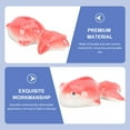 thumbnail image 2 of Shisuyan 3 Pcs Poissons Rouges Flottants Décoration Aquarium en Céramique, 2 of 8