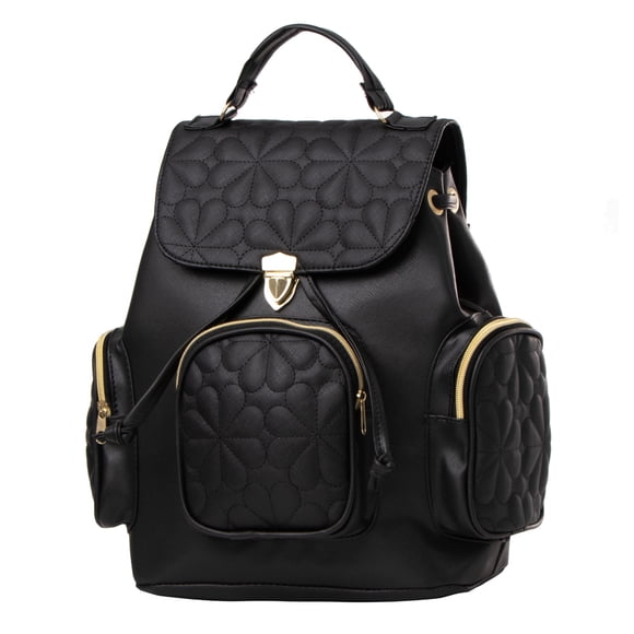 Mochila De Mujer Fana Odila Color Negro Lúcela