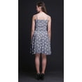 thumbnail image 4 of Bimba Robe Cocktail au-Dessus du Genou Smockée pour Femmes Robe d'Été Fluide-Moyenne, 4 of 5