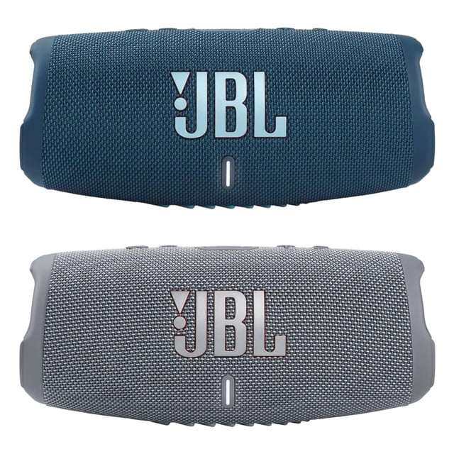 Altavoz Bluetooth JBL Charge 5 impermeable con Powerbank azul/gris