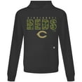 thumbnail image 2 of Men's Levelwear  Black Cincinnati Reds Relay Protect Pullover Hoodie, 2 of 3