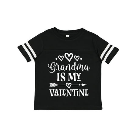 

Inktastic Grandma is My Valentine Gift Toddler Boy or Toddler Girl T-Shirt