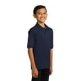 thumbnail image 4 of Port & Company Youth Core Blend Jersey Knit Polo-S (Deep Navy), 4 of 6