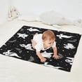 thumbnail image 2 of Halloween Ghosts Bats and Stars Blanket,Comfortable Soft Flannel Throw Blanket,All Season,Warm Lightweight Blankets for Sofa Bed Couch Living Room Chair,30"x40", 2 of 4