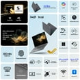 thumbnail image 2 of Acer Swift 14 AI Ordinateur Portable, 120HZ WQXGA Écran Tactile, 45 NPU Supérieur, 16 Go LPDDR5X RAM, 2 To SSD, WiFi 7, Clavier Rétroéclairé, Reconnaissance Faciale et Empreinte Digitale, Câble HDMI PDG, Version US Clavier, 2 of 9