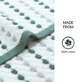 thumbnail image 5 of Mainstays Performance Cotton Bath Towel, Super Soft Quick Dry Fade Resistant, Green Dot Pattern, 5 of 8