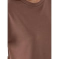 thumbnail image 3 of Relaxed Fit Midi Dress with Crew Neck, 3 of 4