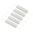 thumbnail image 1 of Unique Bargains 5Pcs 30 Ohm Resistors, 10W Ceramic Cement Resistor Power Cement Resistor Kit Tolerance 5% for Power Adapters Audio, 1 of 4
