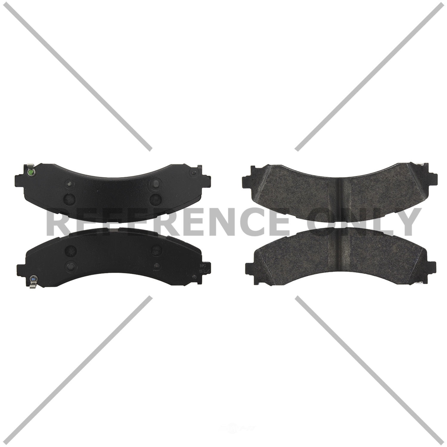 Centric Parts 106.61070 Posi Quiet Extended Wear Brake Pads with Shims and Hardware