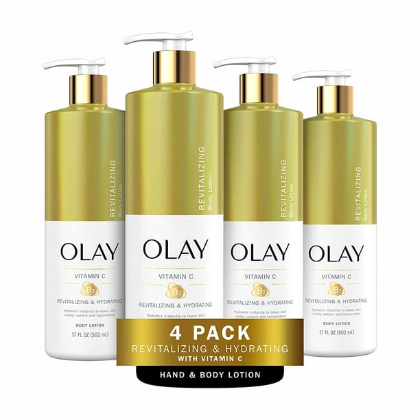 Olay Revitalizing & Hydrating Body Lotion with Vitamin C, 17 fl oz Pump