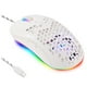 thumbnail image 1 of Ratones MecáNicos para Juegos con Cable y Carcasa de de Abeja RatóN con Luz USB 7200DPI RatóN óPtico Ajustable para Jugadores, Blanco, 1 of 5