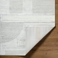 thumbnail image 3 of Hauteloom Atalie Living Room, Bedroom Area Rug - Contemporary - Ivory, White, Light Gray - 5'3" x 7', 3 of 6