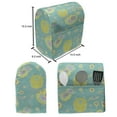 thumbnail image 5 of Abstract Lounger Chair Bag, Sleeping Owls and Mouse Meditators with Circular Shapes, High Capacity Storage with Handle Container, Lounger Size, Sky Blue Avocado Green and Lavender, by Ambesonne, 5 of 5