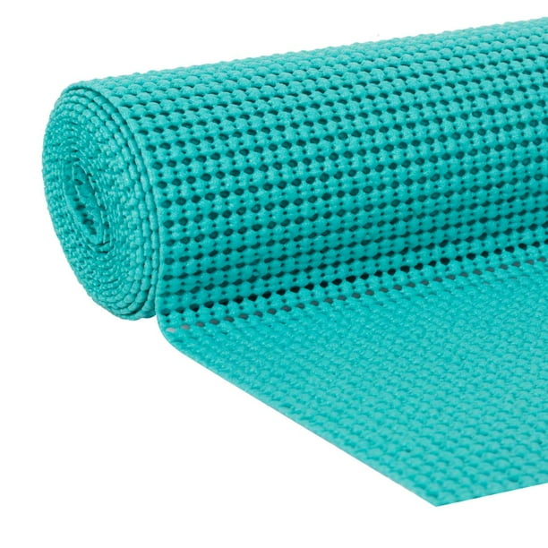 EasyLiner Select Grip 20 In. x 6 Ft. Shelf Liner, Teal Splash