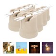thumbnail image 3 of SHISUYAN 12pcs Candelabra Socket Replacement E27 Screw Lamp Socket Lamp Holder Bulb Base, 3 of 8