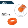thumbnail image 5 of Unique Bargains Silicone Vacuum Tubing Hose Automotive Vacuum Line Orange 66FT 1/8" 3mm ID 2mm Thickness 1 Pc High Temperature 130PSI Max Pressure for Air and Water, 5 of 6